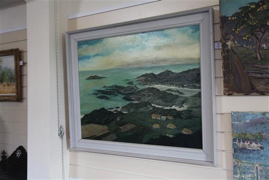 Peter Collis RHA (1929-2012) Irish coastal landscape, 28 x 36in.